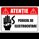 Indicator de securitate atentie pericol de electrocutare